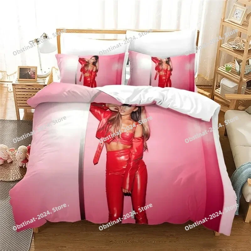 

Fashion Sexy Girl Ariana Grande 3D Printed Bedding Duvet Cover Set Soft and Comfortable Perfect Children Room Decoration