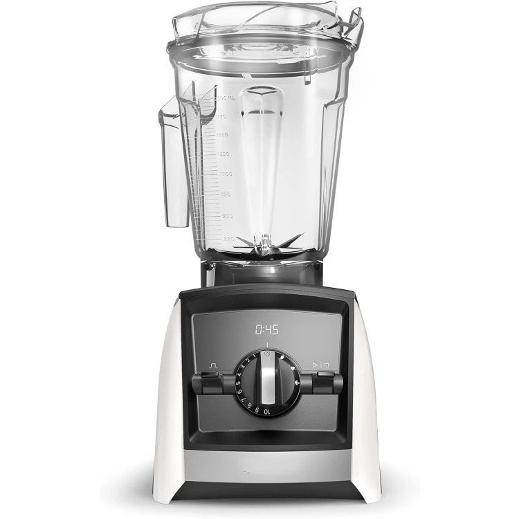 White A2500 Ascent Series Smart Blender, Professional-Grade, 64 oz. Low-Profile Container, 64 fl oz