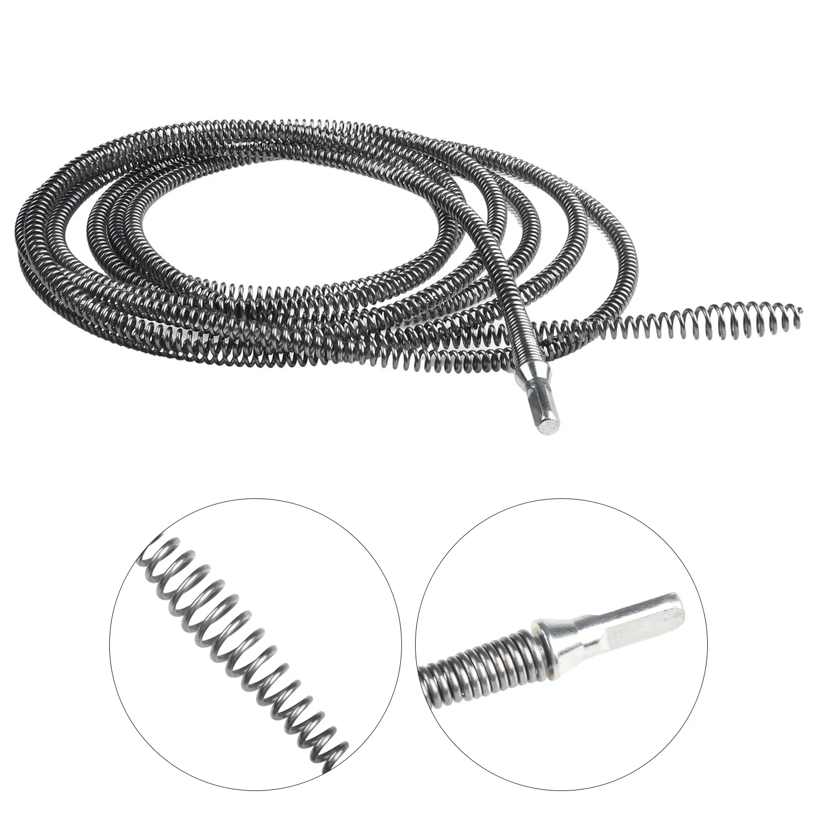 5 Meter Electric Drill Drain Dredging Spring Sink Cleaner Sewer Dredging Tool Home Kitchen Toilet Pipe Dredging Cleaning Tool