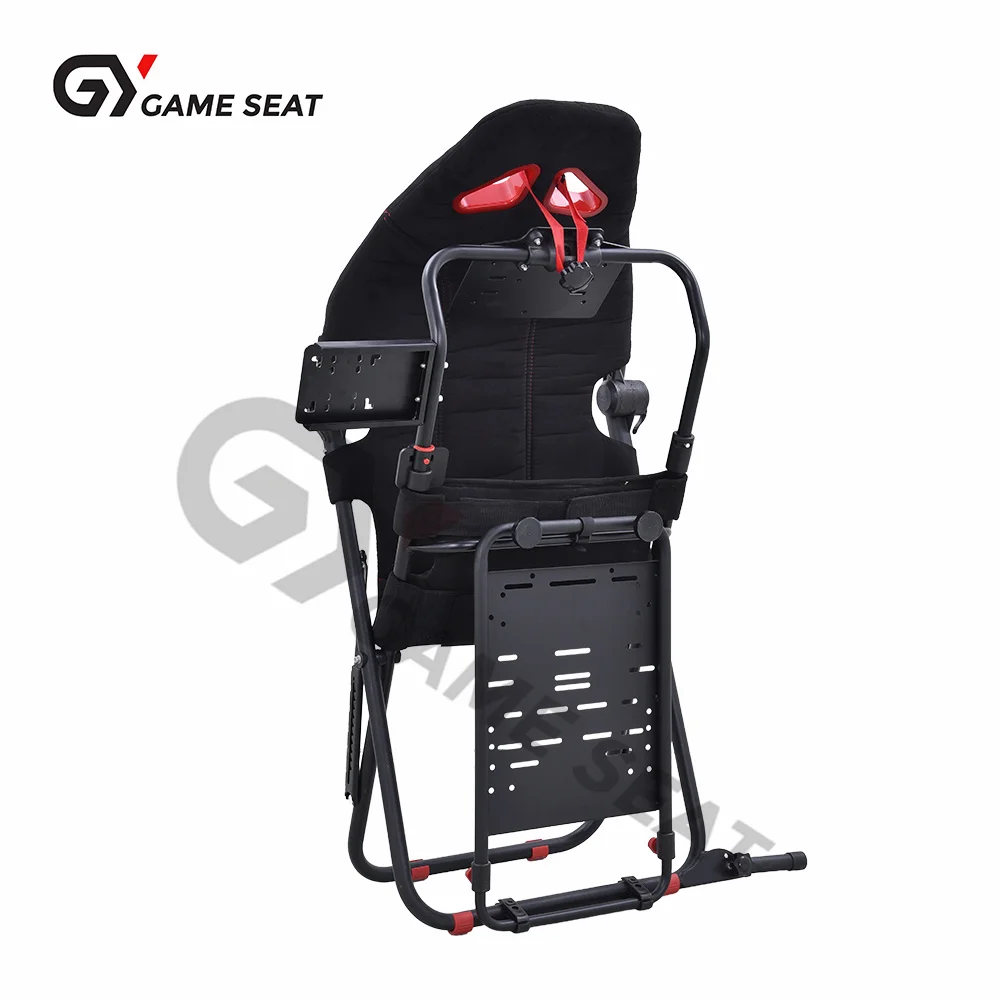 GY018-2 Best Fiber + Steel Gaming Racing Sim Sim Simulator Cockpit Seat، PC، Playstation 2، Playstation 3، Wii، XBox