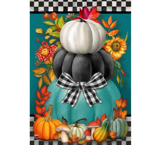 Briarwood Lane Colorful Pumpkin Stack Garden Flag