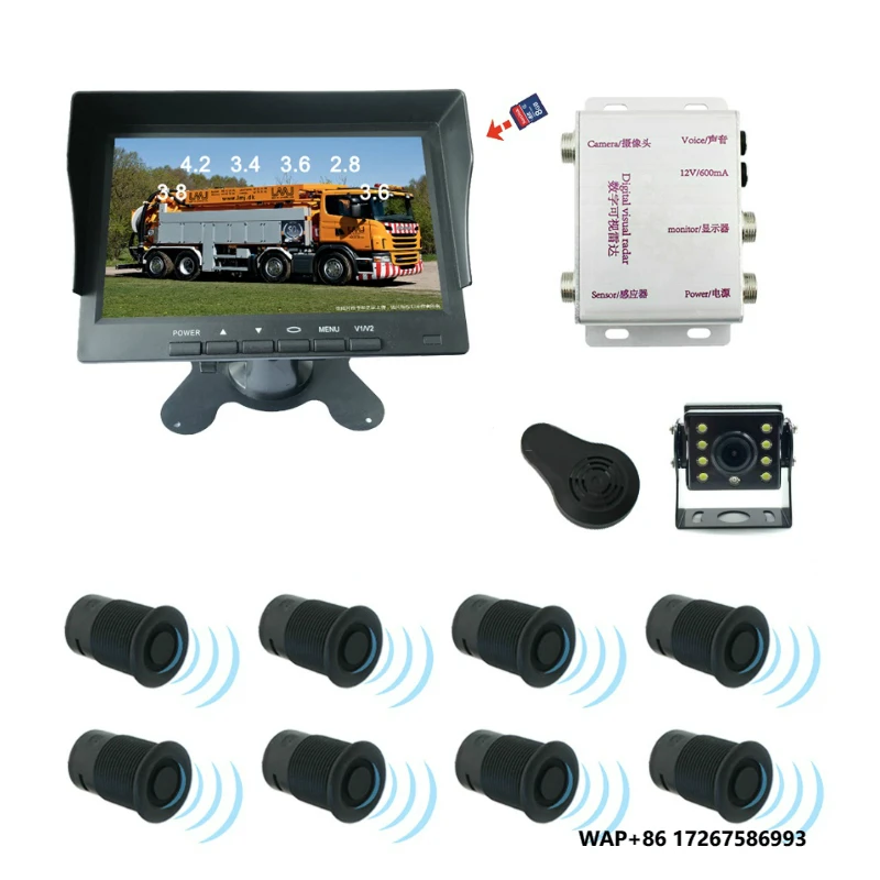 

7" Car Park Sensor Parking Radar Rear View