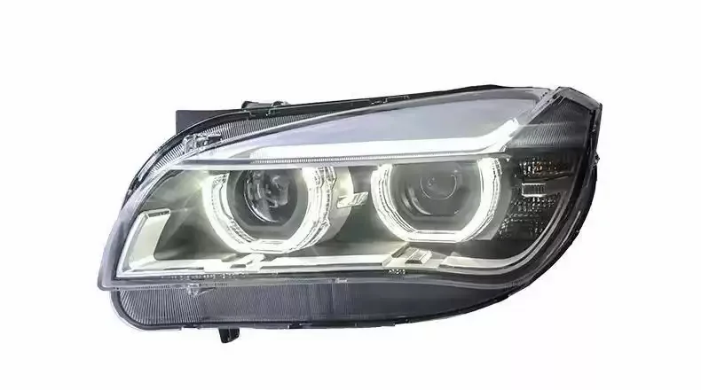 Car Front Headlight LED DRL Daytime Running Light Headlamp Angel eyes for BMW X1 2014 Turn signal