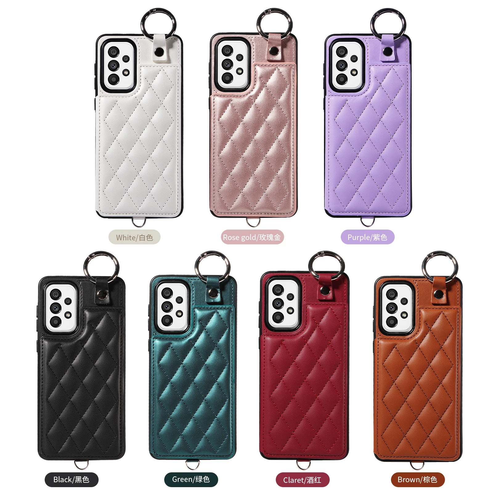 Leather Case for Samsung Galaxy A-seriesA05 A12 A13 A14 A15 A22 A23 A25 A33 A34 A35 A52 A54 A55 A72 A73 Phone Case