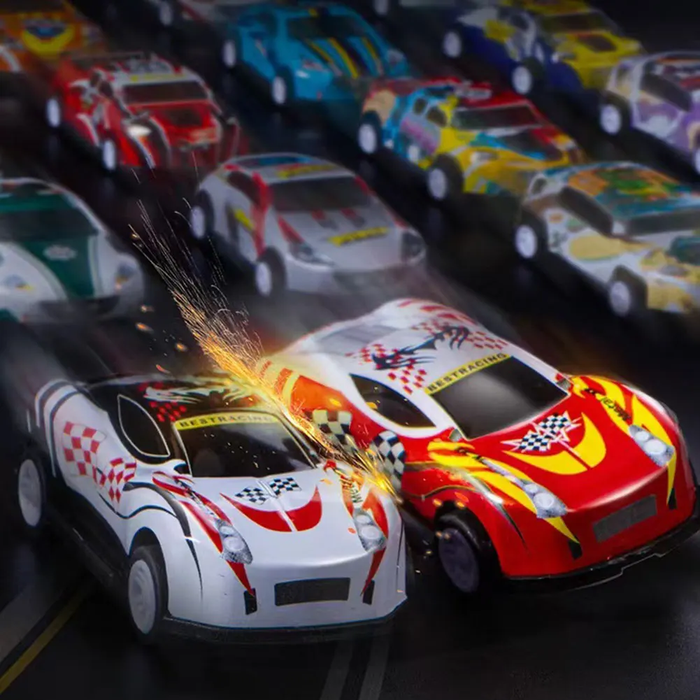 Conjunto de carros de corrida fundidos, 48 peças, mini carros de corrida fundidos, presente de aniversário para recompensas em sala de aula infantil