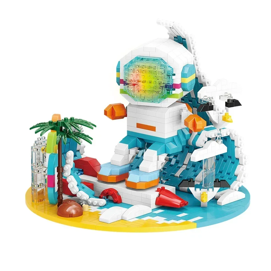 Micro briques blocs de construction à petites particules pour garçons filles enfants jouets éducatifs bricolage cadeaux décor à la maison chine espace homme jouets