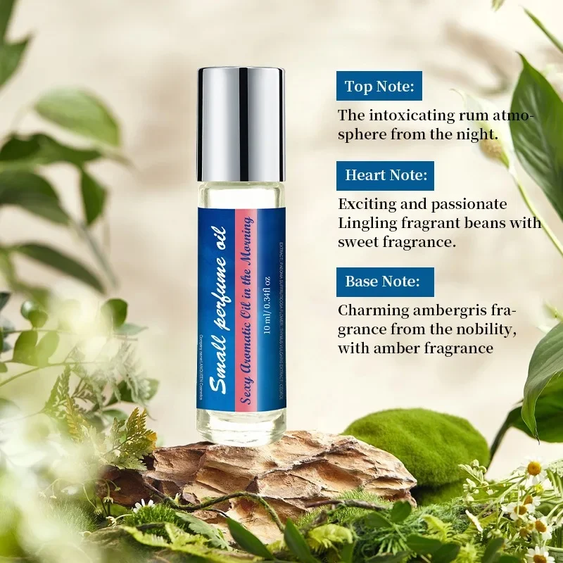 น้ำหอมโรลออนขนาด 10 มล. สำหรับผู้หญิง เพื่อดึงดูดผู้ชาย กลิ่นหอมติดทนนาน กลิ่นดอกไม้ น้ำหอมสำหรับผิวกาย แบบพกพา