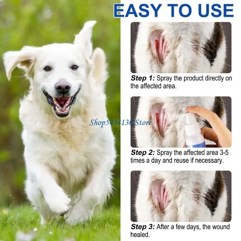 H7ED Dogs Liquid Fast Healing Clear Breathable Waterproof Wound Heal Bandage