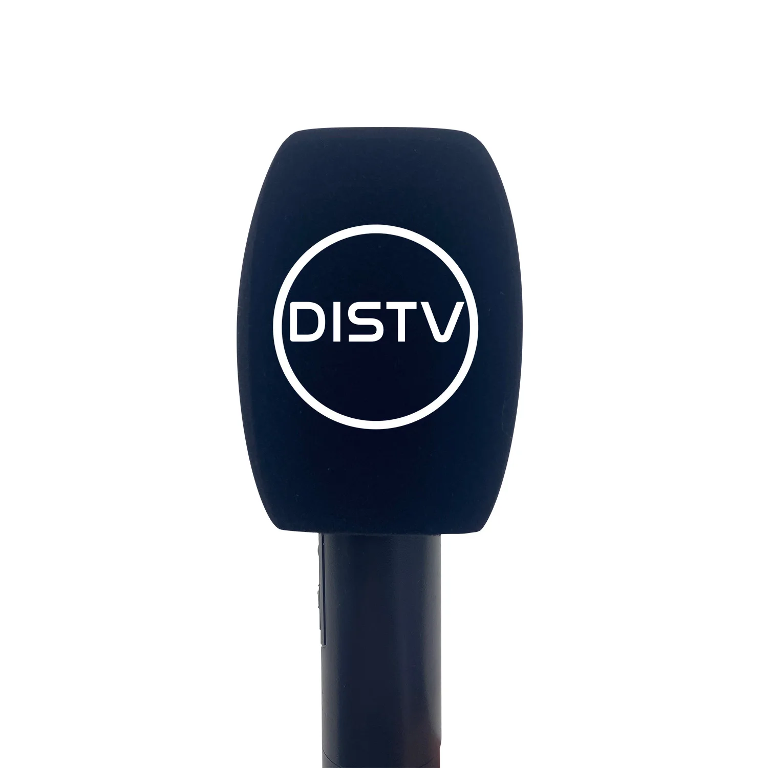 Pop Filter Customized TV Logo Square Flocking Mic Sponge Mark Microphone Cap Windscreens For TV Stations Reporters Interview