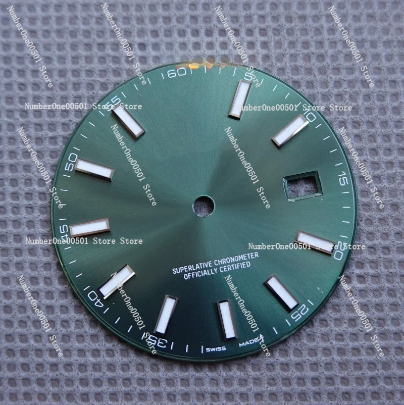 

Watch 41mm Mint Green Black Blue Silver Grey Green Log Literal Dial 3235 Machine 126334