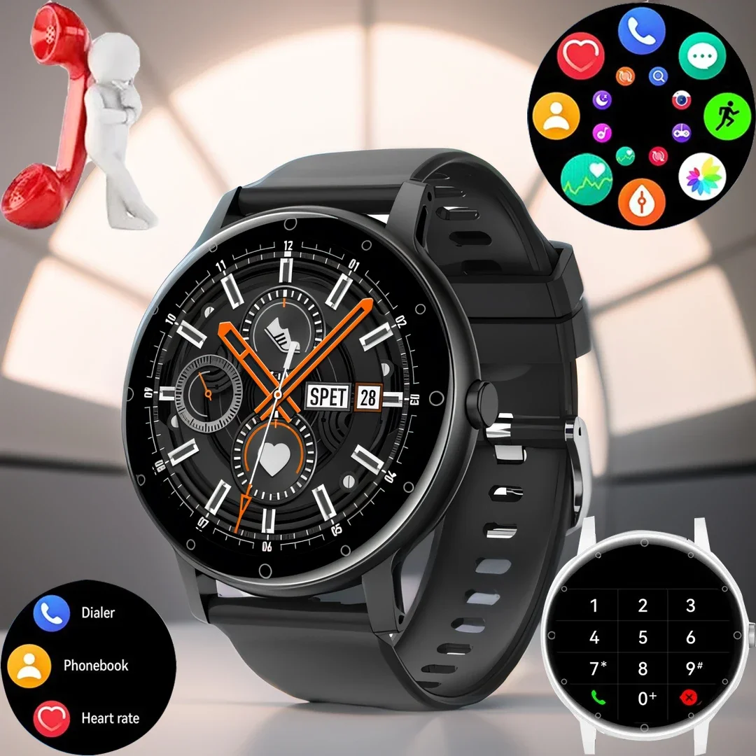 2025 New Men Smart Watch Women Bluetooth Call Reminder Photo Taking Music IP67 Sport Waterproof Smart Watch+Box Music Players