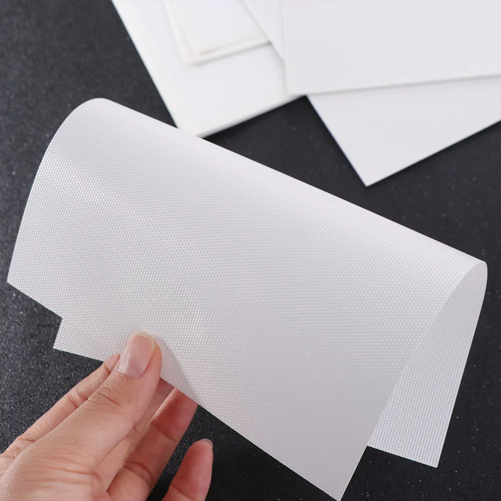 5Pcs 0.25mm Fuse Beads Baking Cloth Extra Thick High-temperature Cloth Perler Beads Heat-resistant Paper Reusable Translucent