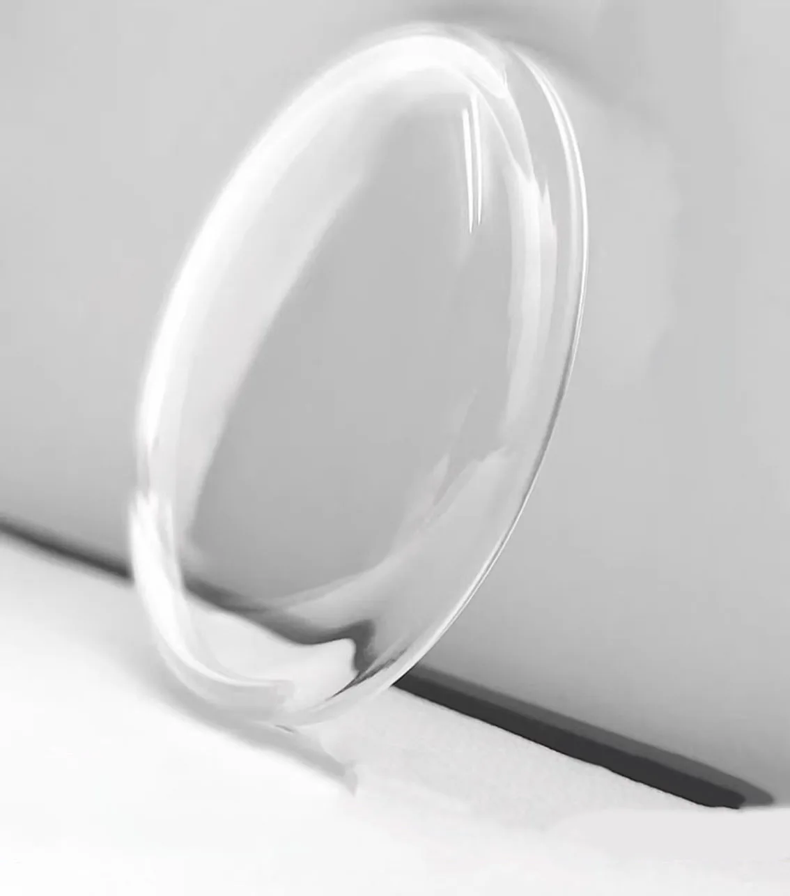 Watch accessories 24-43.5 Swiss pot lid coated glass crystal high brightness transparent watch mirror Coated glass