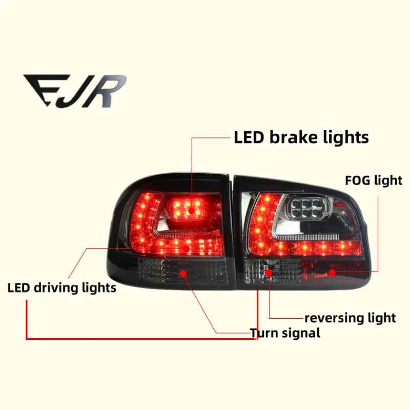 Car Tail light For VW Volkswagen Touareg 2003-2010 Tail Lights Upgrade LED DRL Modification Taillight Signal Auto Accessories