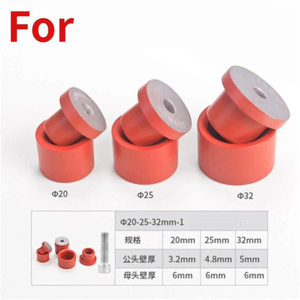 Red For Fuser Thickening Die Head Ppr Hot Melt Machine Die Head Hot Container Hot Head Plastic Welding Machine Mold 20mm 25/32mm