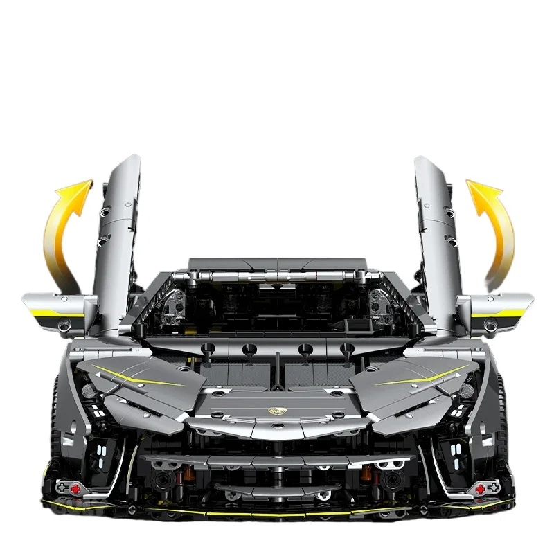 GULY 10638 3392PCS Sports Car Bricks Technology 1:8 Supercar Model Building Block Car Puzzle Assembly Toy for Adult Boys Gift