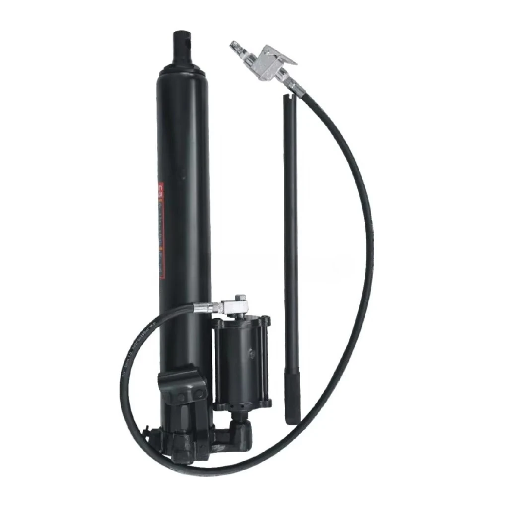 3 to 12 Ton Steel Construction Engine Lift Jack Double Pump Hydraulic Long Ram Jack Machine for Engine Lift with Flat Bottom