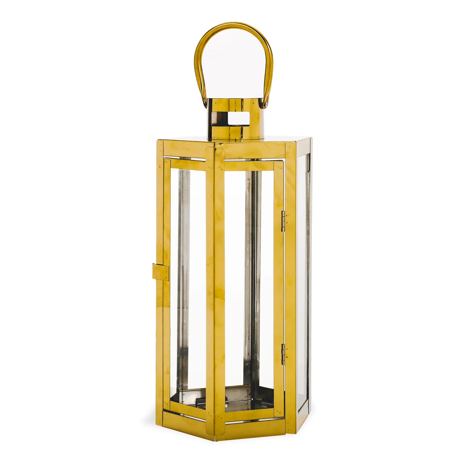 FRANK 16"H STAINLESS STEEL LANTERN