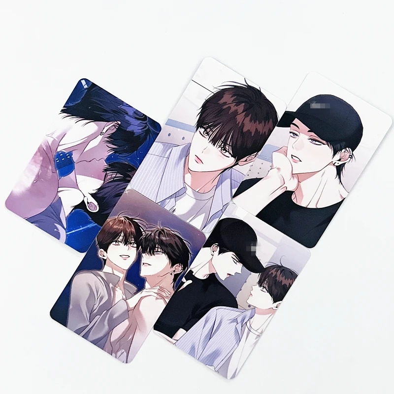 5 Pcs/Set Korean Manga Eighteen's Bed Photo Cards - Kangjun Yohan Characters Collectible LOMO Card Fans Gift