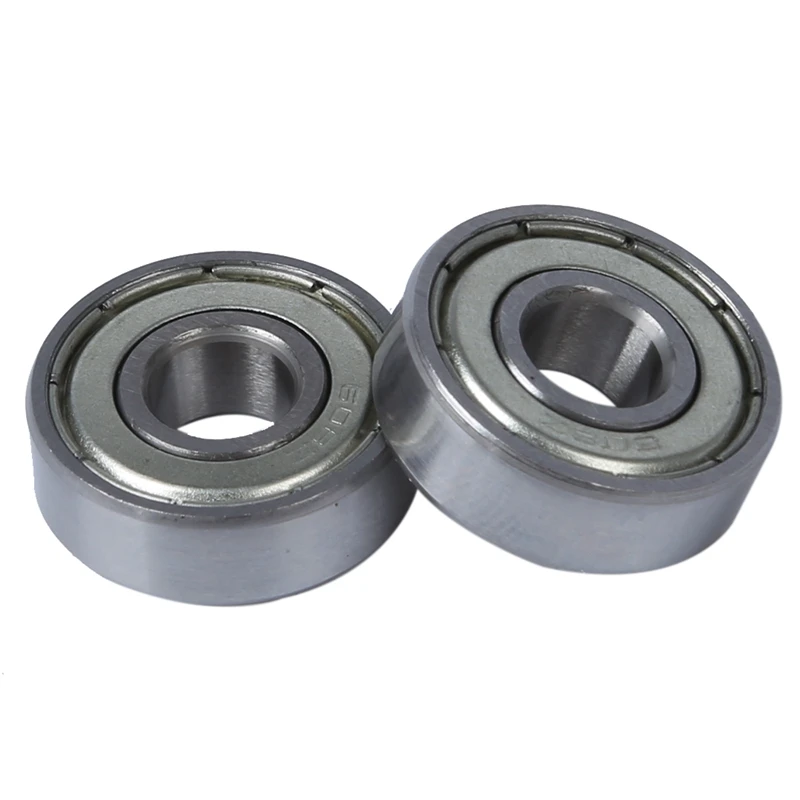 6 Pcs Single Shielded 608Z Miniature Deep Groove Ball Bearings