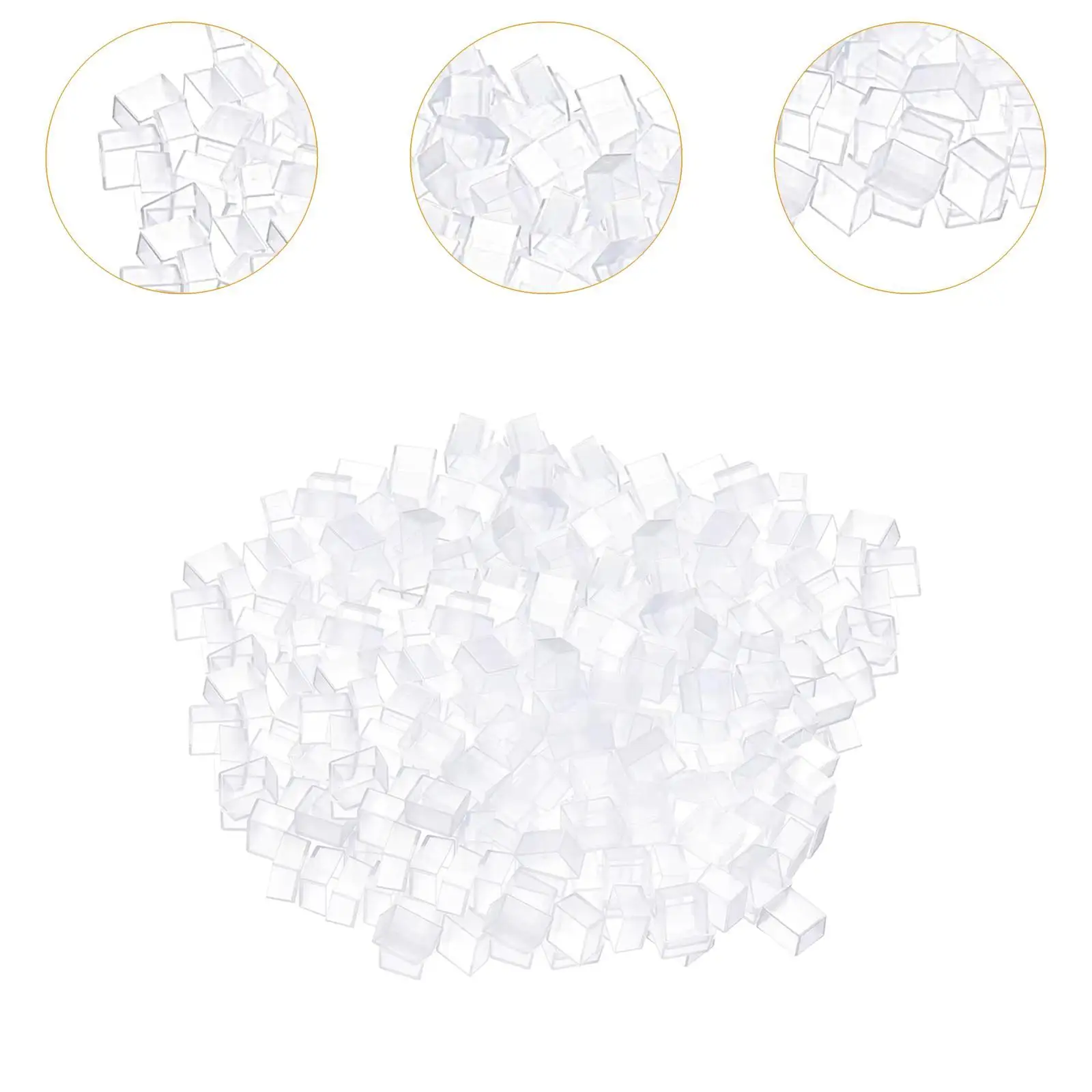 100x نصف مقالي ألوان مائية فارغة، نصف مقالي قابلة لإعادة الاستخدام وقابلة للحمل وخفيفة الوزن