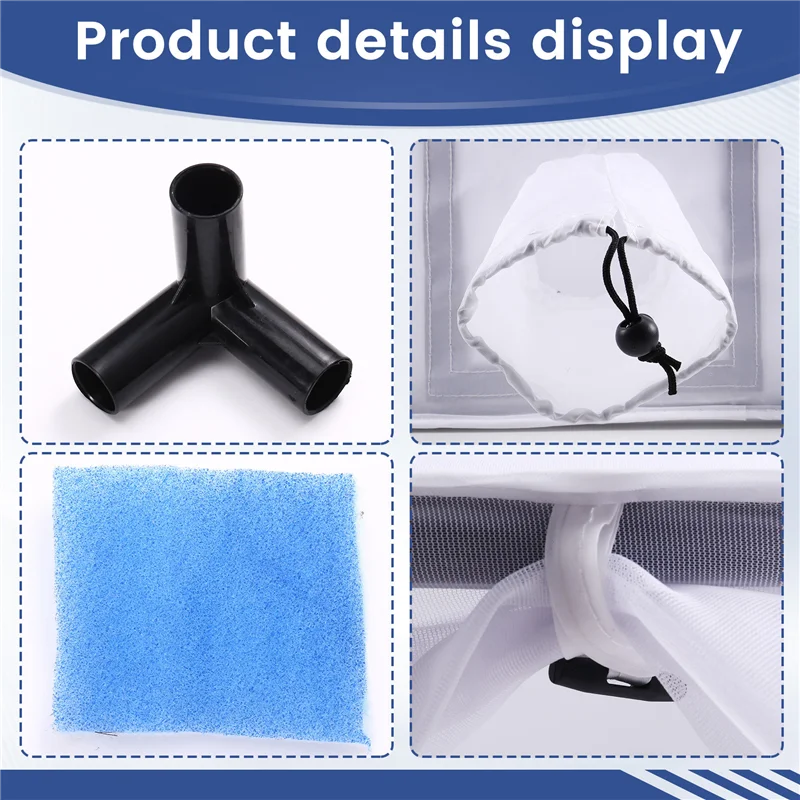 A03F-15 Inch Portable Airbrush Paint Sprays Booth,With Filter& Curtain-DIY Projects Tool