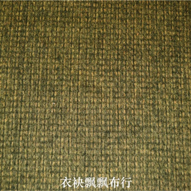 

Black interwoven fur striped fashion fabric for autumn and winter including coats trousers skirts overcoats
