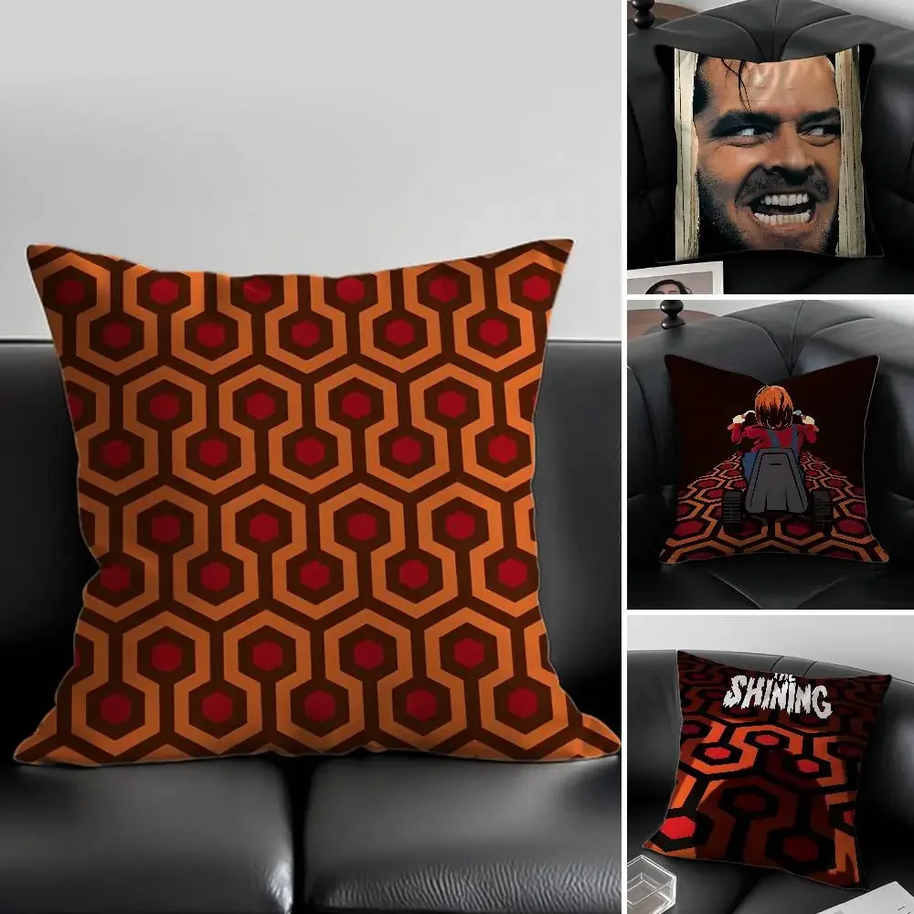Horror Movies The Shinings Pillow Case Skin-Friendly And Comfortable Fabric Pillowcase Lnvisible Lilky Zipper