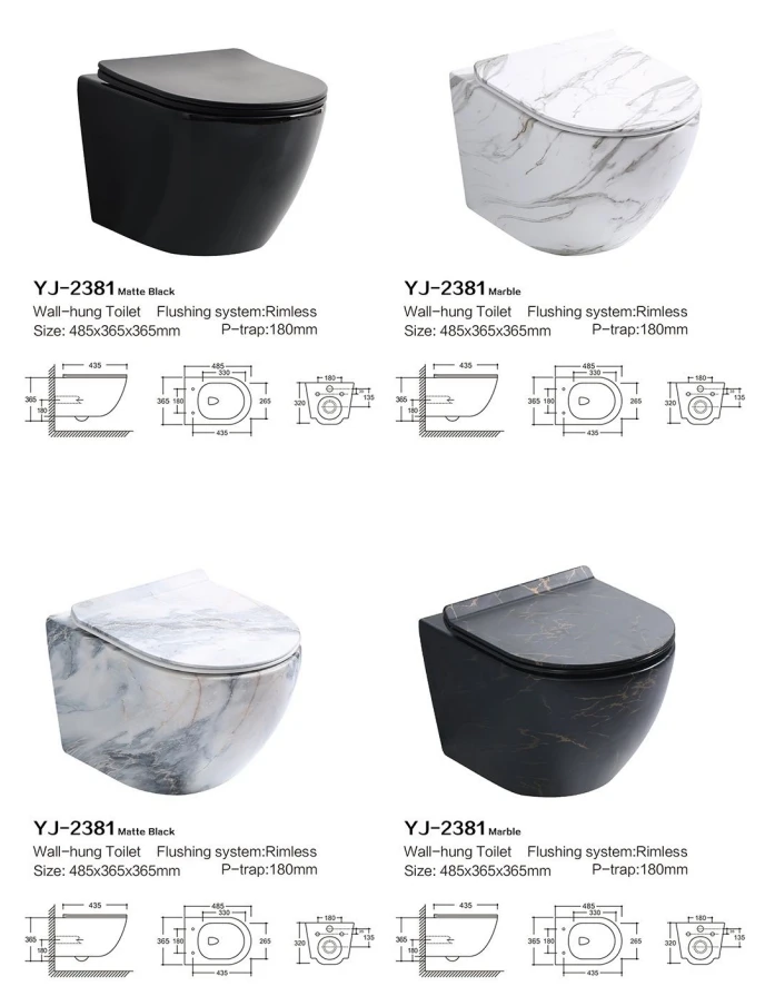 Toilet,Standard Toilet Bowl Set Ceramic Sanitary Ware Wall Hung Toilet With Toilet Seat For Bathroom view 6