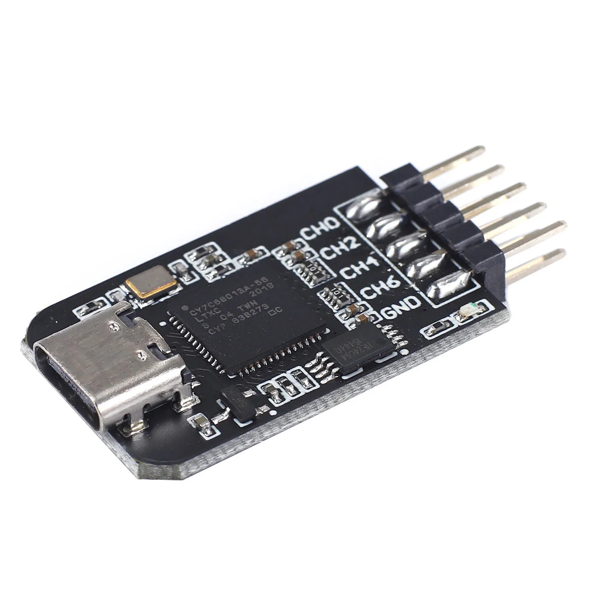 

Mini Logic Analyzer Type-C Interface Arm FPGA Debugging Tool 24M Sampling 8 Channels Analyzer Development Board Module