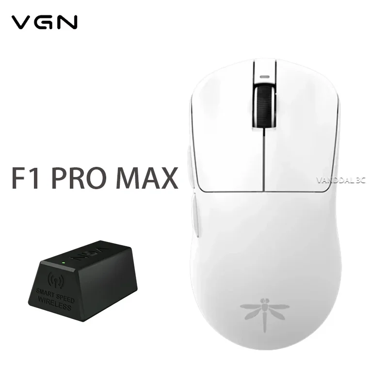 Vgn Dragonfly F1 Promax Mouse 2.4g Wireless Wired Dpi26000 3395 Gaming Mouse Vgn 4k Mice Rechargeable For Pc Desktop Win Mac