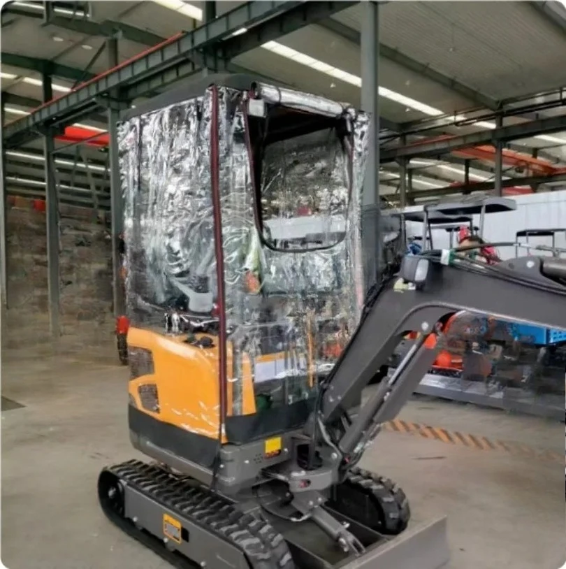 

Mini Excavator Windproof Warm Awning PVC Cover WithWindow For RIPPA R319