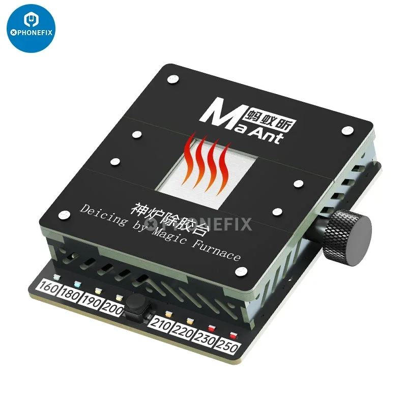 MaAnt SL-2 Preheating Platform Constant Temperature BGA Degumming Station for iPhone Android CPU NAND Flash IC Chips Repair