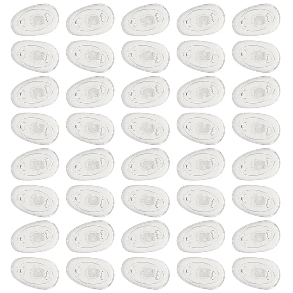 20Pairs منصات أنف للنظارة عدم الانزلاق للنظارات سيليكون المضادة للانزلاق وسائد استبدال قطع الأنف النظارات دعم جسر مريح #4