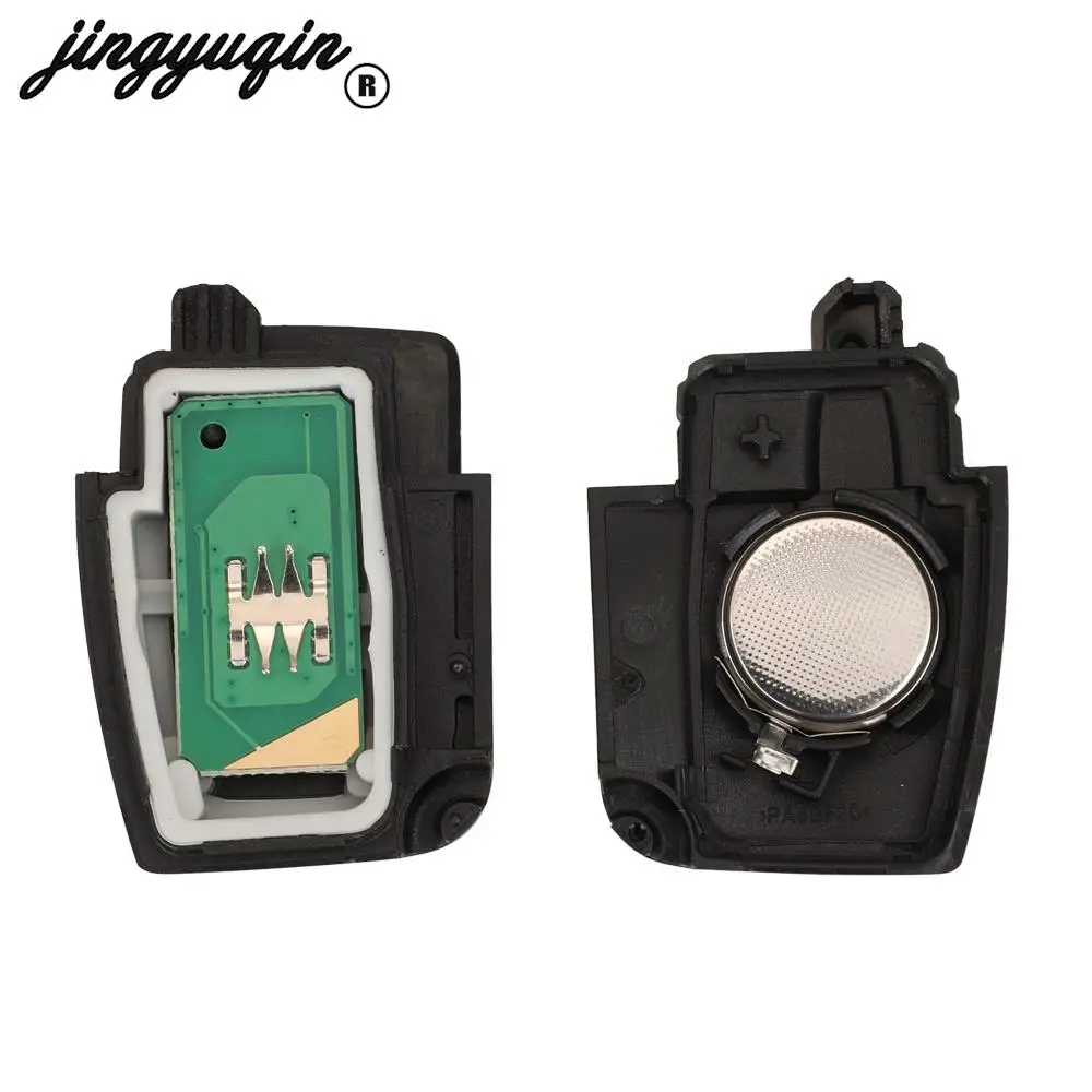 jingyuqin ASK 315/433MHz Keyless Entry Remote Key Dla Ford Focus Mondeo C Max S Max Galaxy Fiesta 4D60 4D63 Chip Fob 3 Button