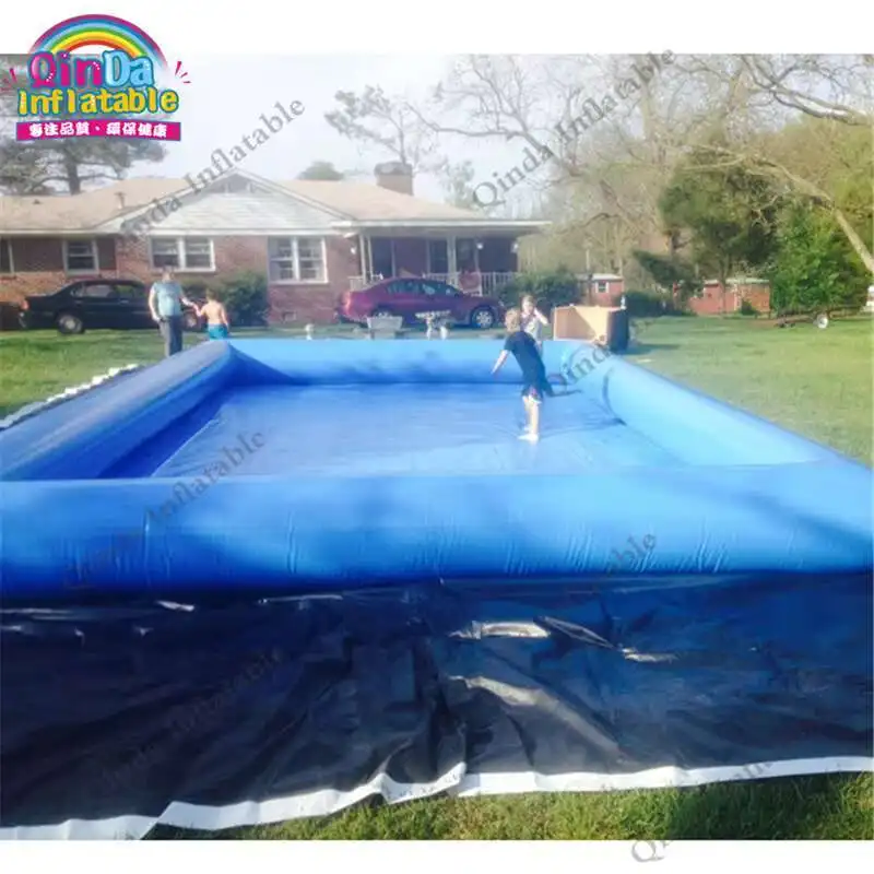 حمام سباحة للكبار قابل للنفخ مقاس 10 × 6 × 0.65 م، حمام سباحة كبير قابل للنفخ للعب الأطفال