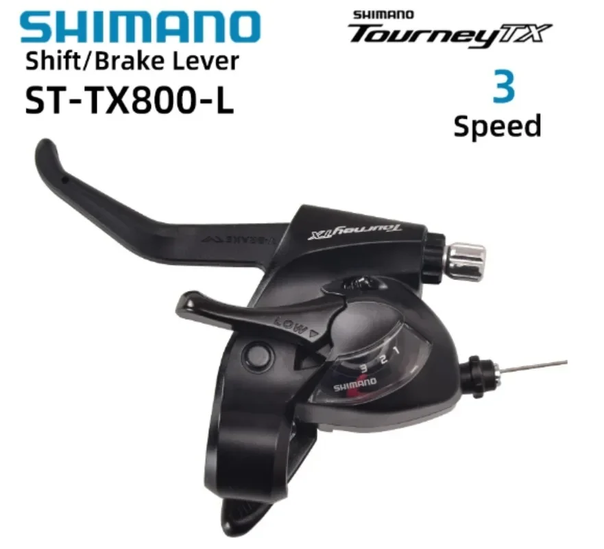 Shimano Tourney ST-TX800 EF41 شيفتر 3x7 3x6 سرعة للدراجة الجبلية اليسار اليمين رافعة تحول دراجة جبلية الزناد #2