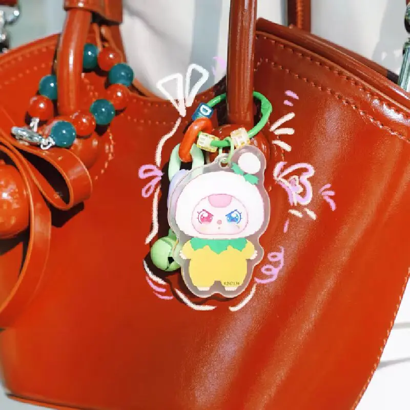 حقيقية الطفل ثلاثة الاكريليك سحر قلادة حقيبة أعمى صندوق الغموض صندوق أعمى العصرية لعبة قلادة لطيف دمية حقيبة المفاتيح الديكور #3