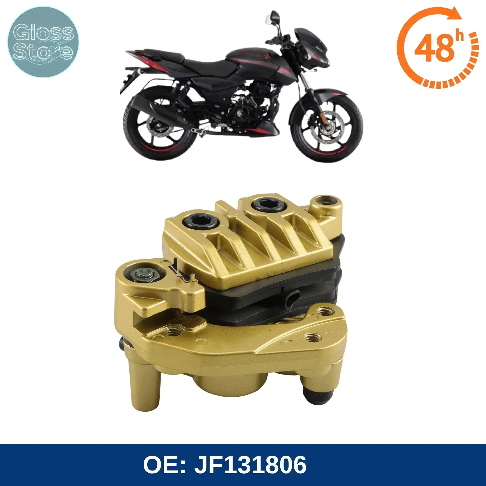 Pinza de freno delantera JF131806 para BAJAJ Pulsar NS 160 Ns 150 / As 150 Neon 150 Ns 125 180