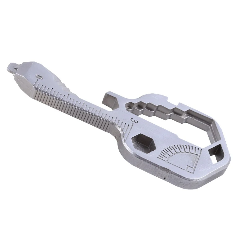 YGTITAN 24-in-1 Keychain Multi Tool, Stainless Steel Pocket Screwdriver, Bottle Opener & Wrench, Outdoor EDC Gear