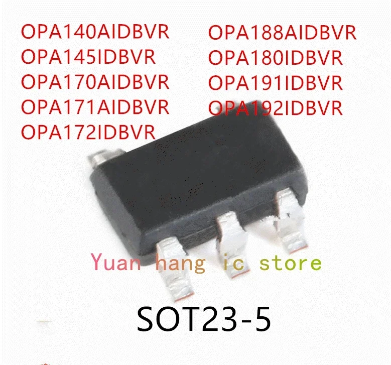 

10 шт. OPA140AIDBVR OPA145IDBVR OPA170AIDBVR OPA171AIDBVR OPA172IDBVR OPA188AIDBVR OPA180IDBVR OPA191IDBVR OPA192IDBVR IC
