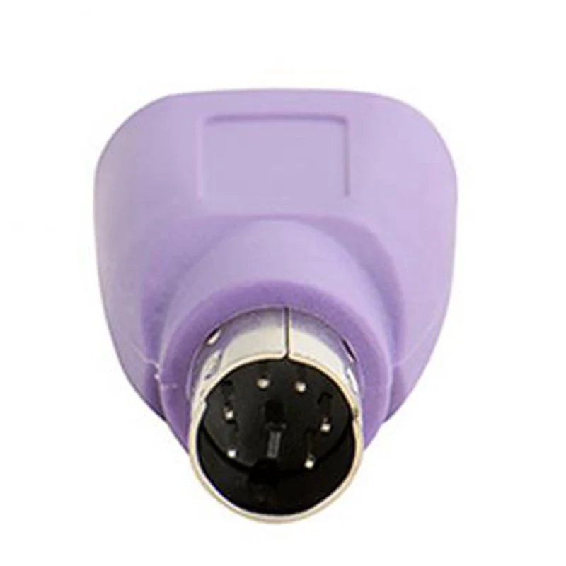 Мини-адаптер PS2-USB, компьютерная мышь и клавиатура, конвертер мыши и клавиатуры