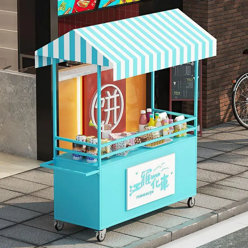 Meal carts, street stalls,  stall carts, night market vending carts, outdoor mobile snack carts