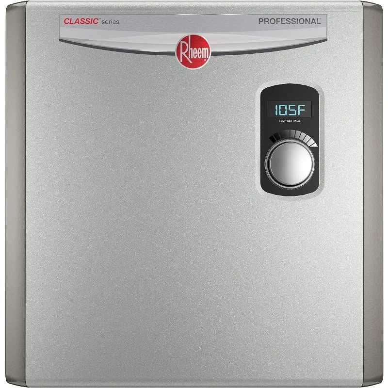 Rheem RTEX-24 24kW 240V elektrische tankloze boiler, grijs