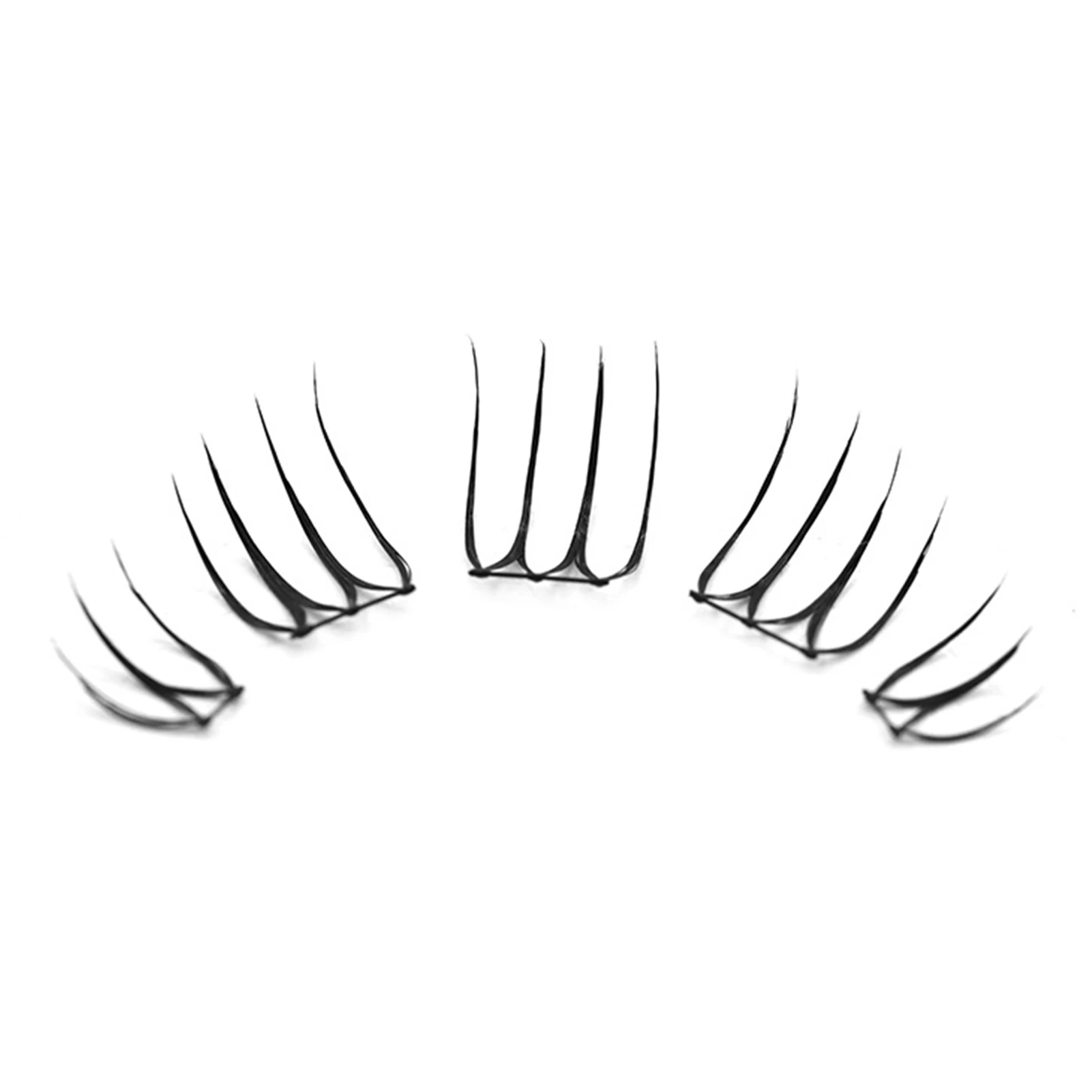 C 컬 7-11mm 속눈썹 클러스터 한국 아이돌 팝걸 DIY 속눈썹 연장 U자형 래쉬 클러스터 메이크업 도구