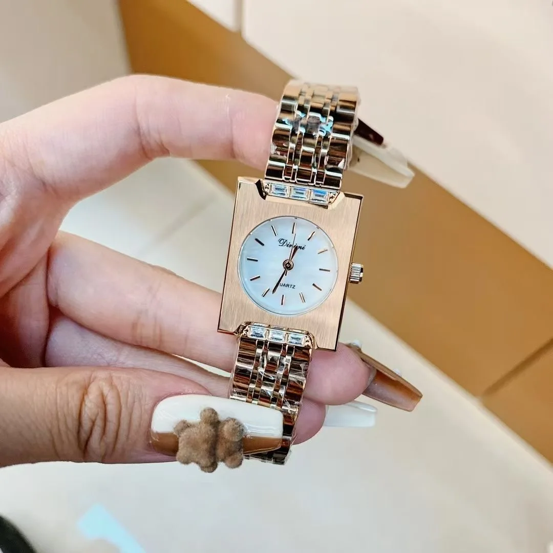 Watchnewretro rectangularwomen's watch simple light luxurybirthday gift woman ladies watch luxuryhigh quality ladies accessories