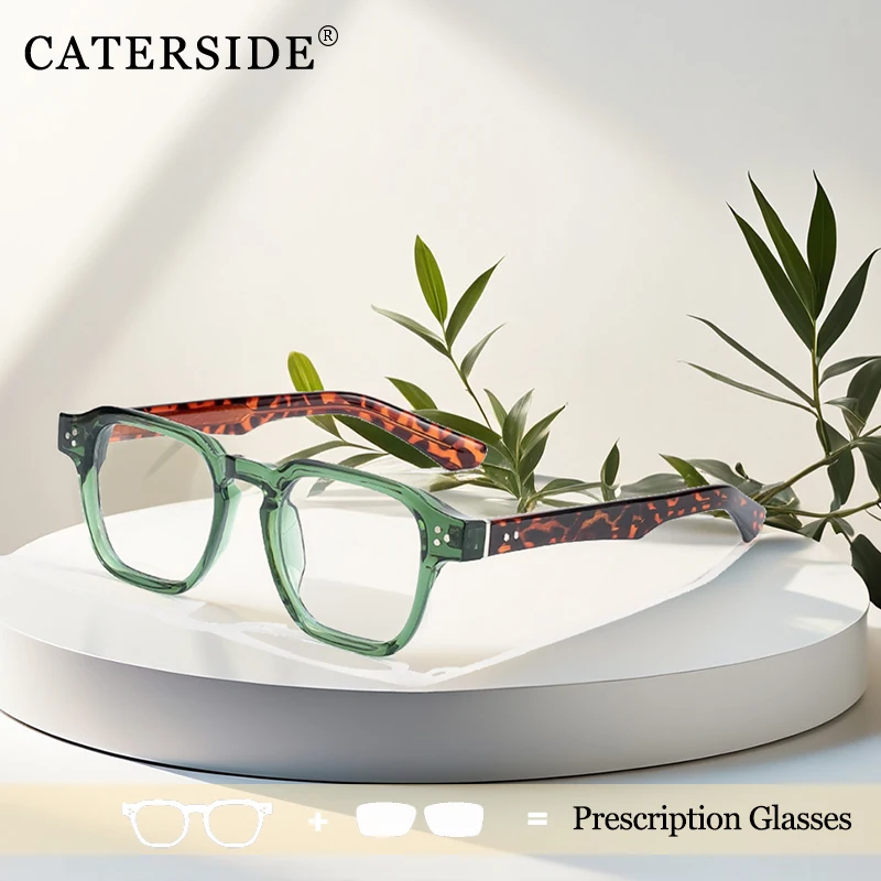 

CATERSIDE классические квадратные очки мужские анти-синий свет брендовые дизайнерские очки по рецепту для женщин компьютерные очки для чтения