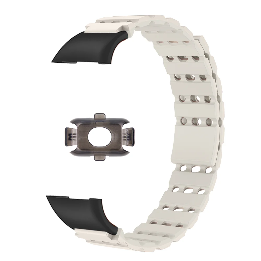 

Breathable Magnetic Strap For Keep Band 3 Bracelet Air Hole Lightweight Silicone Quick Release Sport Smartwatch Band Men Women