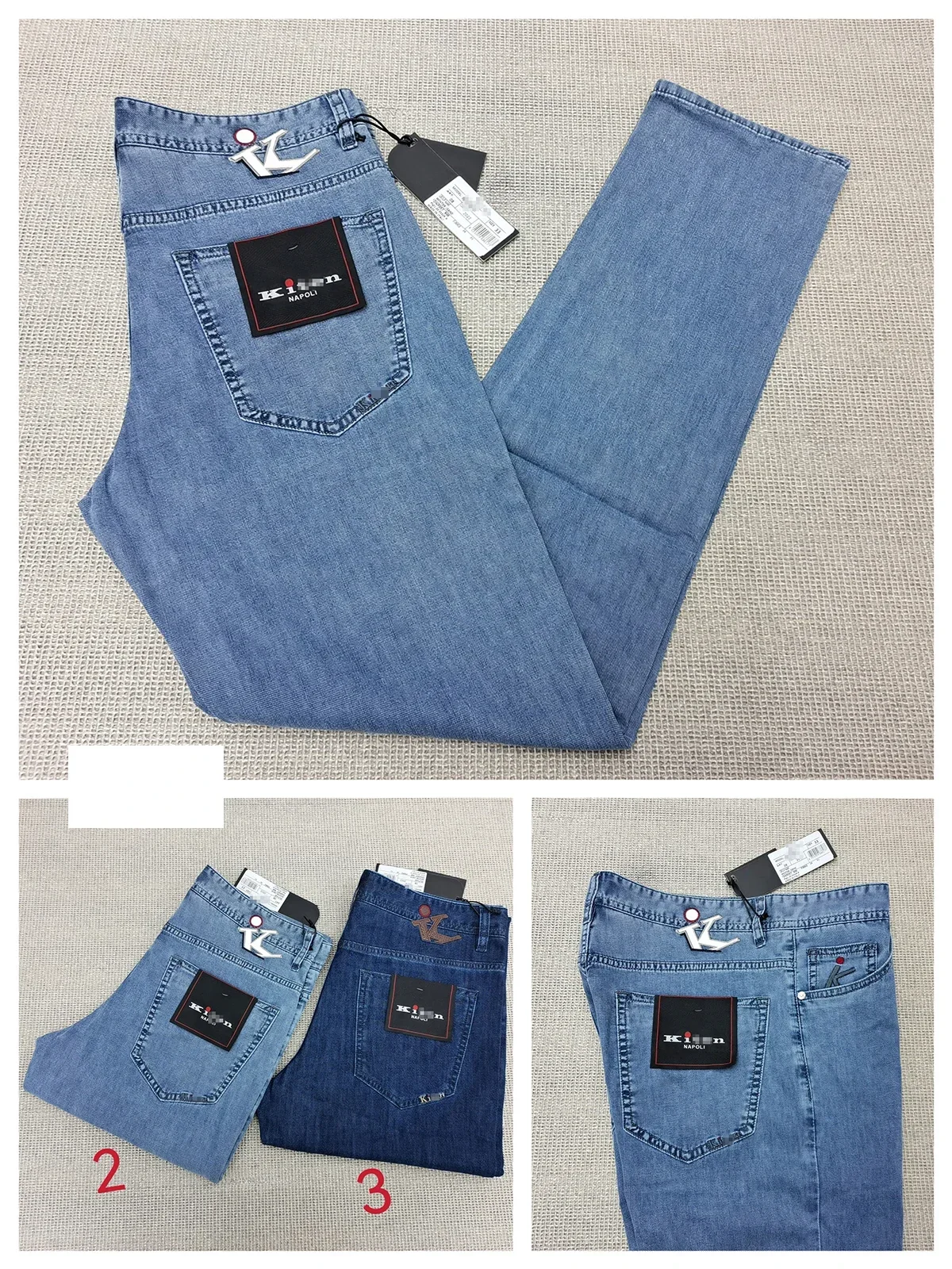 BILLIONAIRE BLKA CPTG Jeans finos de algodón para hombres 2025 Primavera Verano nuevo recto al aire libre elástico de alta calidad tamaño 30-40 pantalones largos