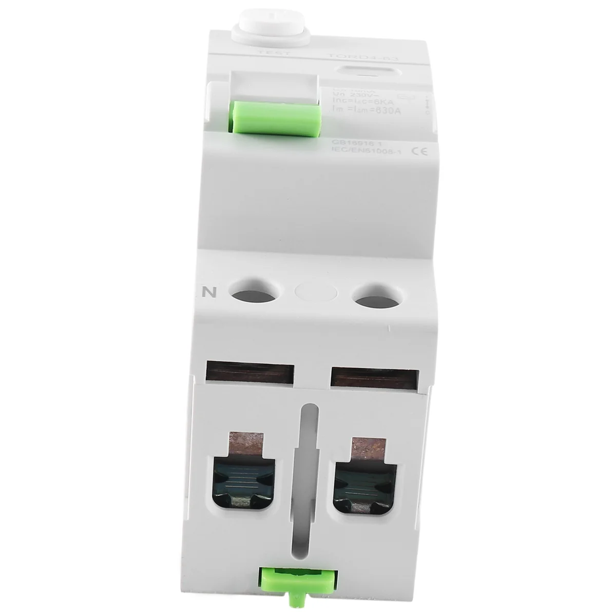 AC 2P 6KA RCCB RCD 230V Residual Current Circuit Breaker Differential Breaker Switch TORD4-63, 2P 16A 10MA